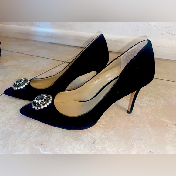 Ann Taylor Black Suede Heels - Picture 7 of 7